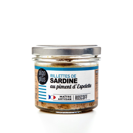 RILLETTES DE SARDINES au piment d'espelette